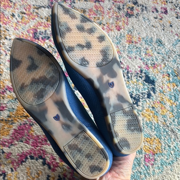 Rothy's Blue Pointed Flats size 8 - Picture 7 of 9